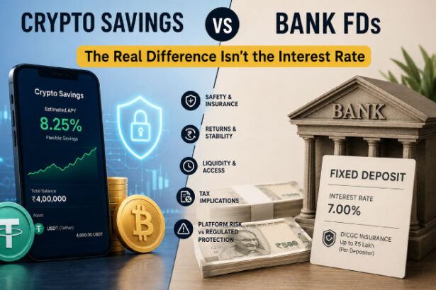 Crypto Savings vs Bank FDs