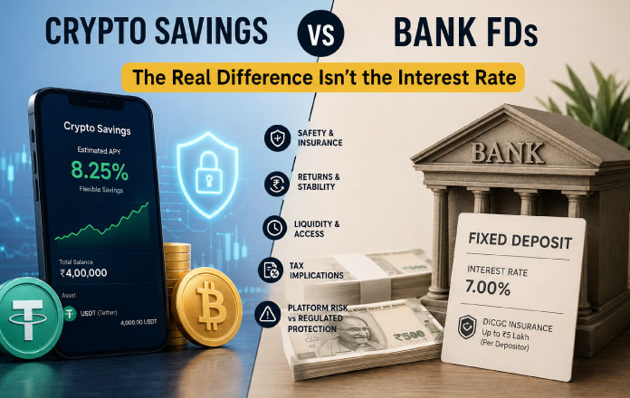 Crypto Savings vs Bank FDs