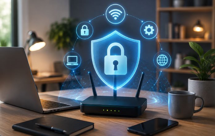 secure home Wi-Fi for remote work
